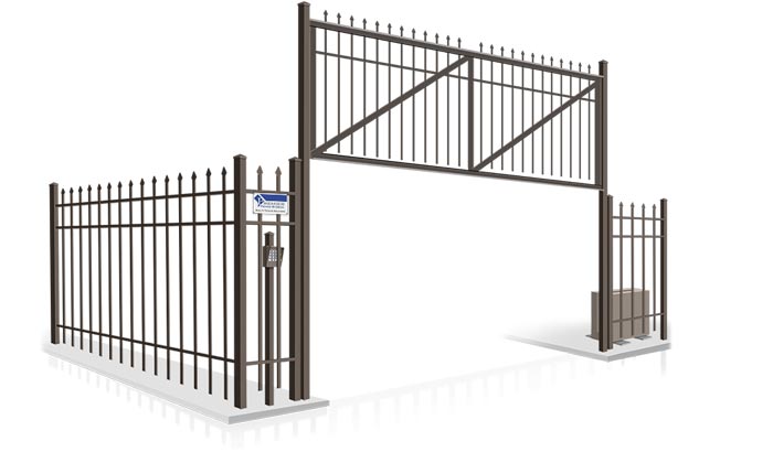 Commercial vertical lift gate installation company in  Loudon County Tennessee