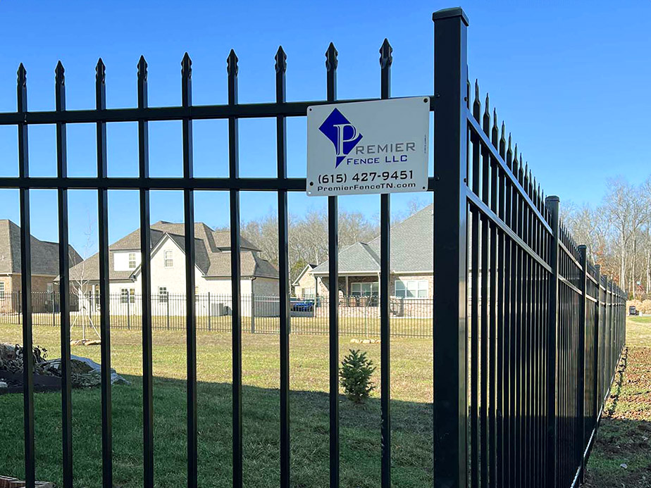 Security Fence Example in Loudon County Tennessee