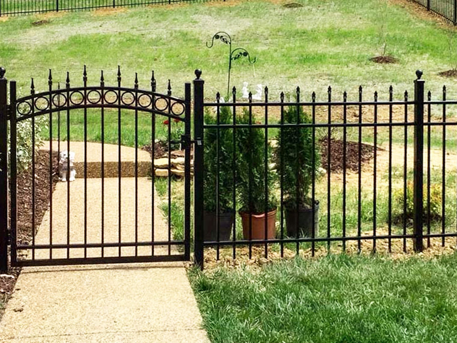 Wrought iron and ornamental steel security fence Maryville Tennessee